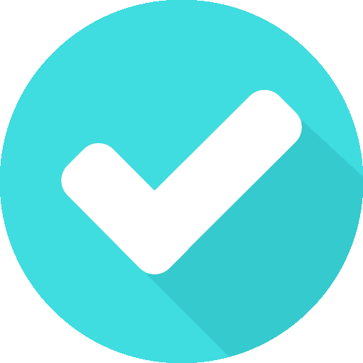 light turquoise checked icon